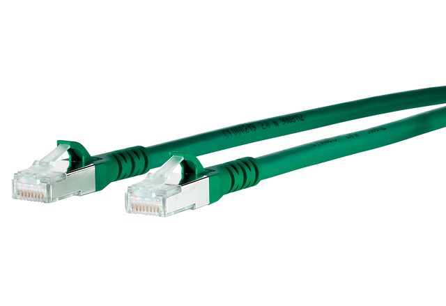 Metz Connect Patchkabel S/FTP gn 1,5m Cat.6A 1308451555-E