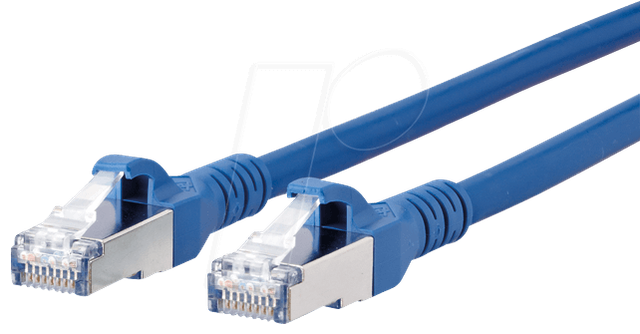 Metz Connect Patchkabel S/FTP bl 3,0m Cat.6A 1308453044-E