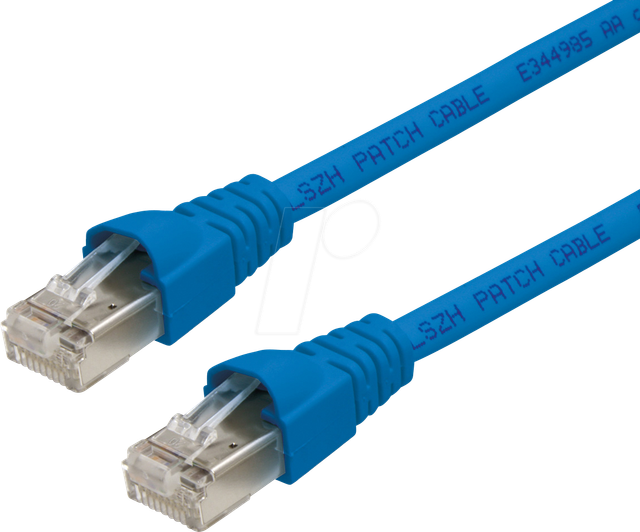 Telegärtner Patchkabel S/FTP 6A bl 15,0m 100009126