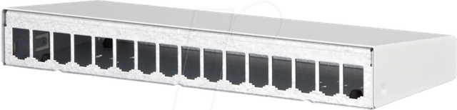 Metz Connect AP-Gehäuse leer E-DATmodul 16er rws 130861-1602-E