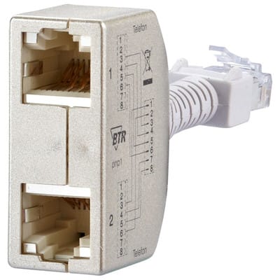 Metz Connect Cable-sharing-Adapter ISDN/ISDN 130548-01-E Set