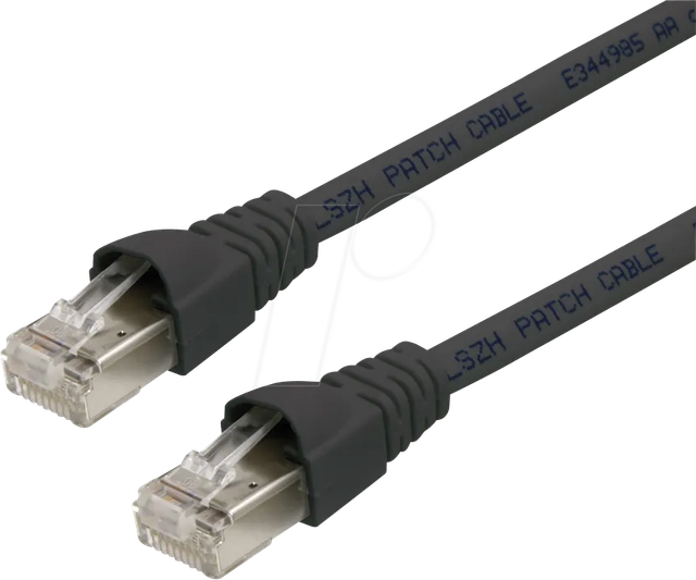 Telegärtner Patchkabel S/FTP 6A sw 0,5m 100007969