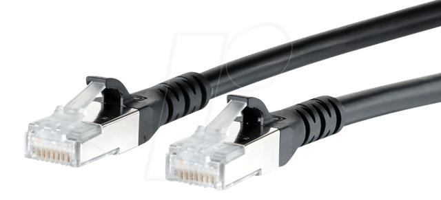 Metz Connect Patchkabel S/FTP sw 7,0m Cat.6A 1308457000-E
