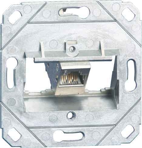 Metz Connect Anschlussdose C6Amodul UP0 1Port 270 TN C6Amod-1UP0-270