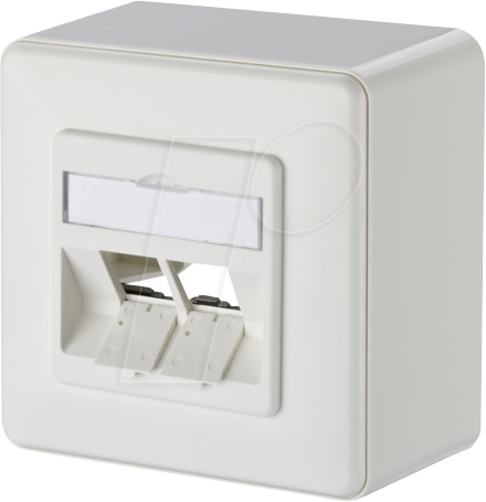 Metz Connect Anschlussdose leer AP 2x rws 43mm 130B10D20002-E