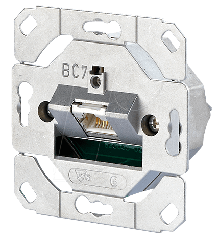 Metz Connect Anschlussdose C6A UP0 1xRJ45,UP0 130C371200-I
