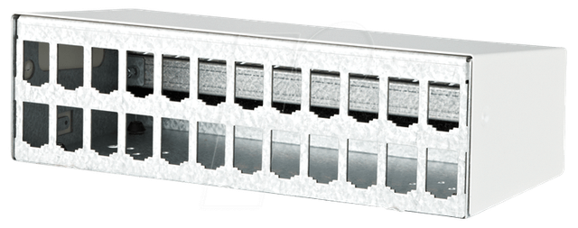 Metz Connect AP-Gehäuse 2x12Port rws 130861-2402-E