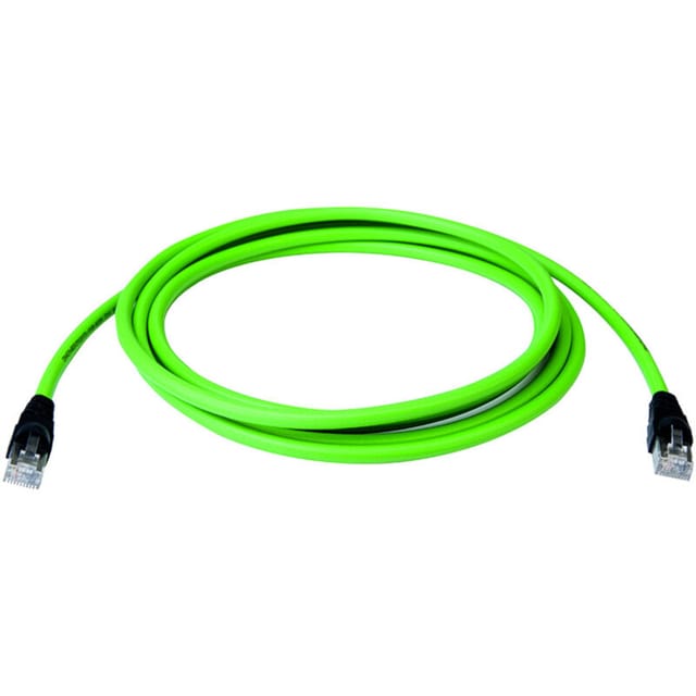 Telegärtner Patchk. PROFINET gn Cat.5 1,0m PUR STX 100017304