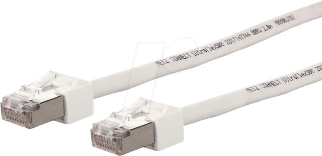 Metz Connect Ultrafl.PK VoIP 5m C6A26 2RJ45 ws 13084U5088-E