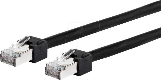 Metz Connect Patchkabel 6kV Flex500 Outdoor 0,5 m sw 13084F0500-E
