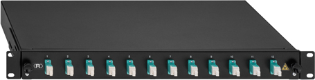 Rutenbeck BasicLine Spleissbox 12xLC-D OM3 aqua 2280300120