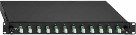 Rutenbeck BasicLine Spleissbox 12xLC-D OS2 APC grün 2280304120