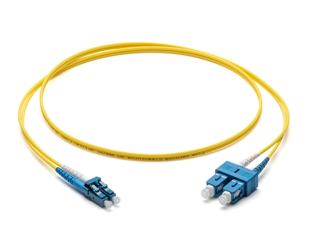 Corning LWL-Patchkabel LC/SC OS2 9/125,5m,gelb F047202G2Z20005M