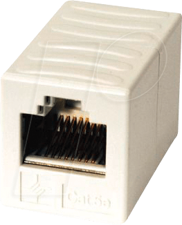 Telegärtner AMJ-Kupplung K Cat.6 iso RJ45 (f-f),alpinweiß 100023166