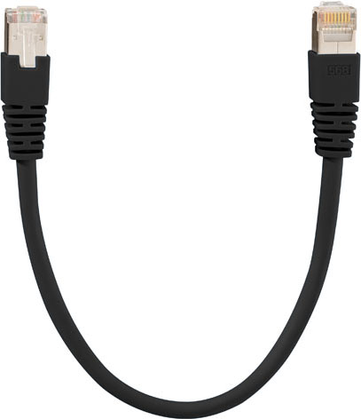 Rutenbeck Patchkabel PK Cat6A 6kV 1m sw