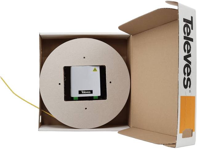 Televes Optische Box 2 Ausgänge 70m Kabel OB4LC-4-70
