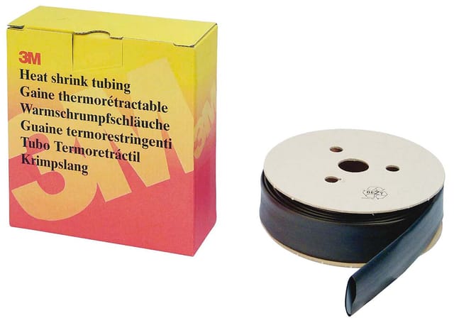3M Deutschland Warmschrumpfschlauch Rolle 3/1 mm, sw, dünnw. HSR 3000 3,0/1,0 sw - 7000099136