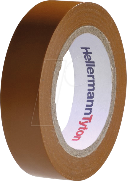HellermannTyton PVC Isolierband braun Flex 15-BR15x10m - 710-00107