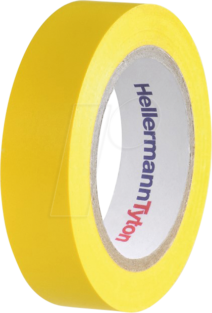 HellermannTyton PVC Isolierband gelb Flex 15-YE15x10m - 710-00102