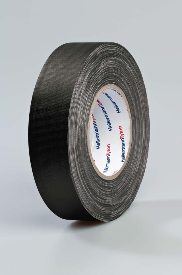 HellermannTyton Gewebeband schwarz HTAPE TEX BK 50x50m - 712-00904