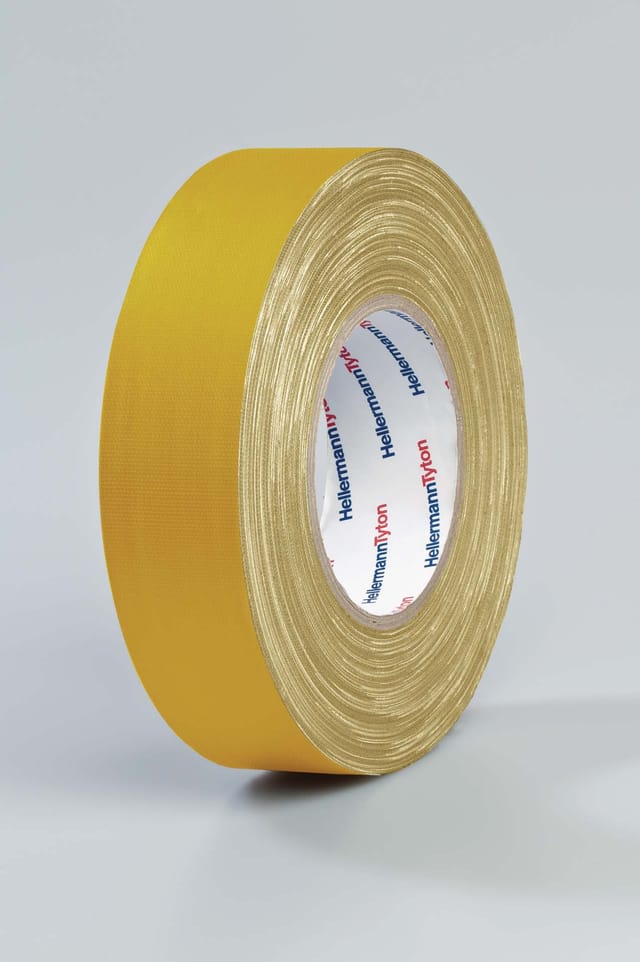 HellermannTyton Gewebeband gelb HTAPE TEX YE 19x50m - 712-00502