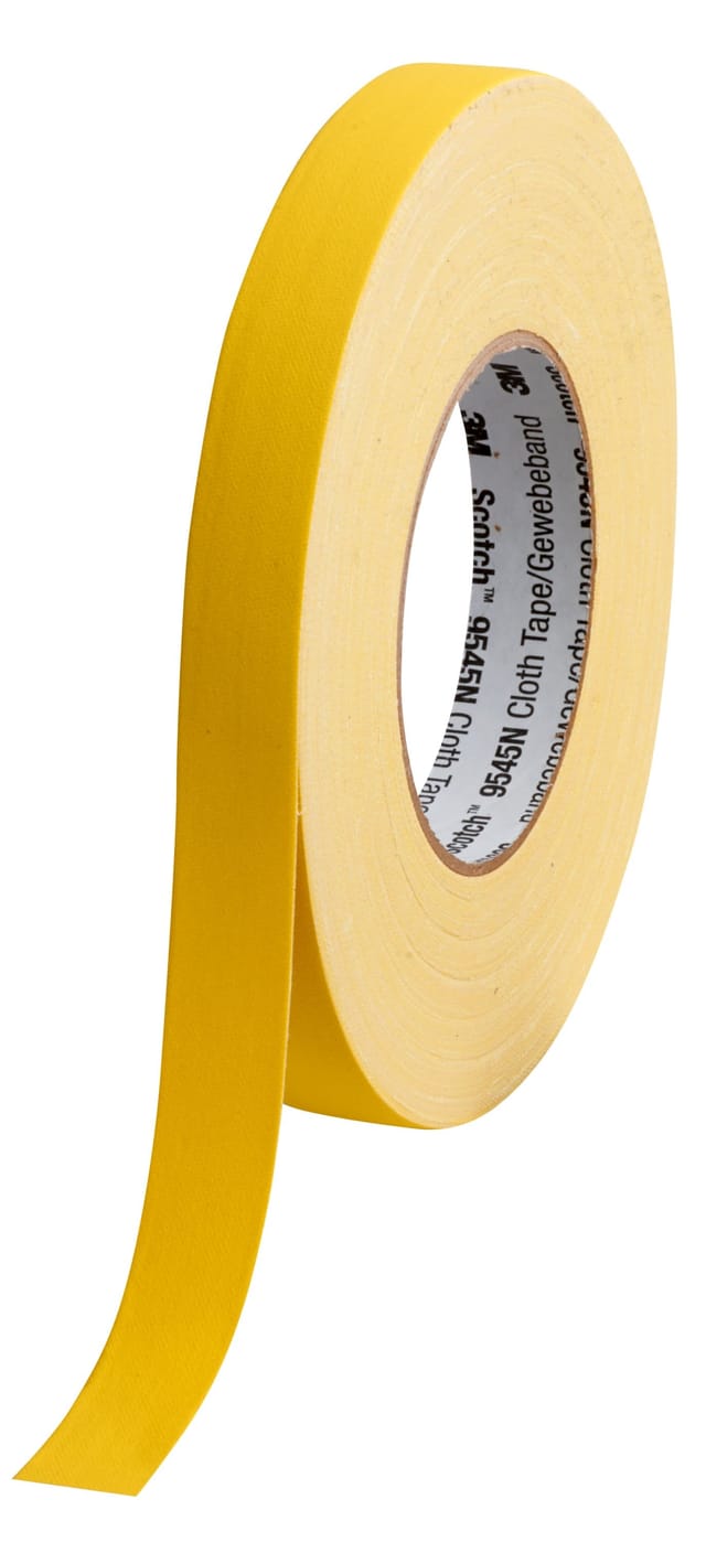 3M Deutschland Imprägniertes Gewebeband 19 mm x 50 m, gelb 9545N Y19 - 7000062741