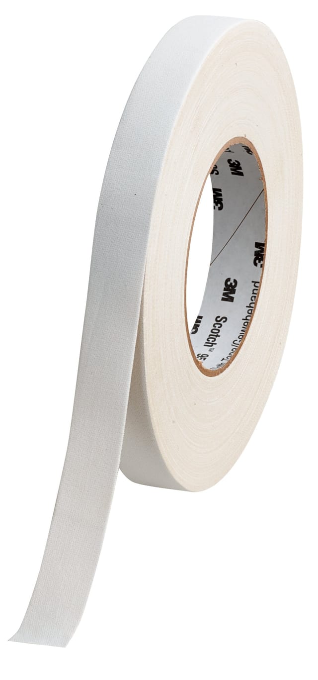 3M Deutschland Imprägniertes Gewebeband 19 mm x 50 m, weiß 9545N W19 - 7000062749