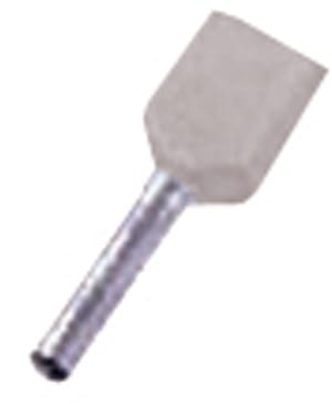 Intercable Tools Zwillingsaderendhülse 2x0,75qmm grau ICIAE0758ZGV - 180745