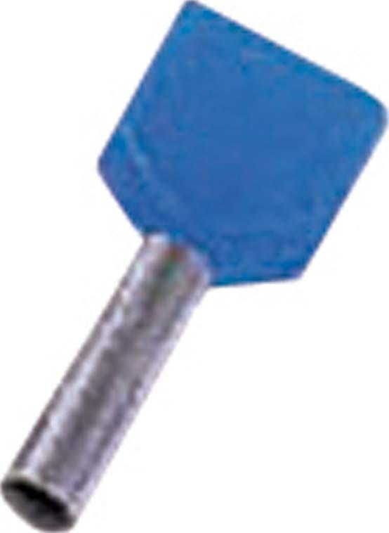 Intercable Tools Zwillingsaderendhülse 2x2,5qmm blau ICIAE213Z - 180782