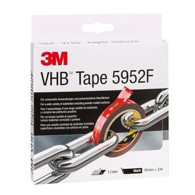 3M Deutschland Klebeband doppelseitig 19mmx3m,sw,f.Pulverl 5952193 - 7100211813