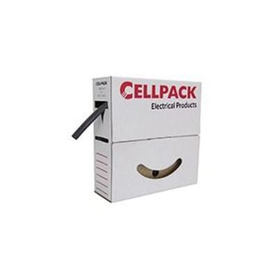 Cellpack Schrumpfschlauch in Abrollbox 4m SB/24-8/schwarz/4m - 127139