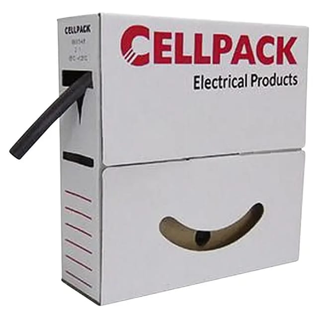 Cellpack Schrumpfschlauch in Abrollbox 10m SB 9.5-4.8 sw - 127065