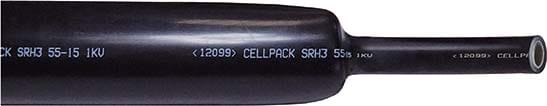 Cellpack Schrumpfschlauch m.Kleber,in 1m Absch SRH3 12-3/1000 sw - 127503