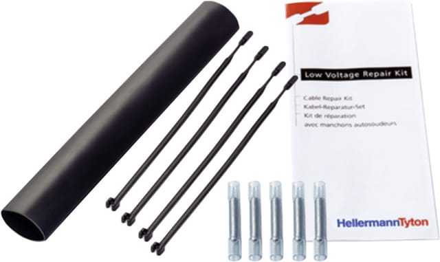 HellermannTyton Kabel-Reparatur-Set schwarz LVRK-L-24/6-200POXBK - 380-04019