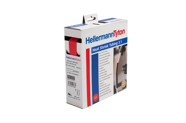 HellermannTyton Schrumpfschlauch HIS-3-18/6-POX-RD - 308-31802