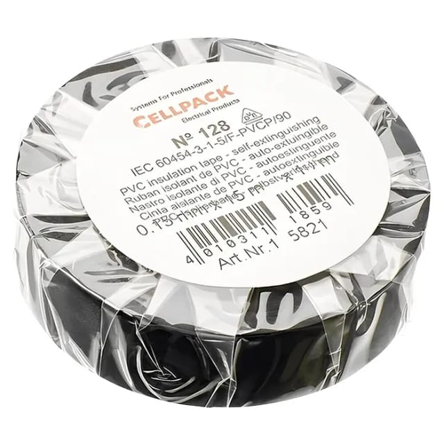 Cellpack Isolierband 128/15mm x10m sw - 145821