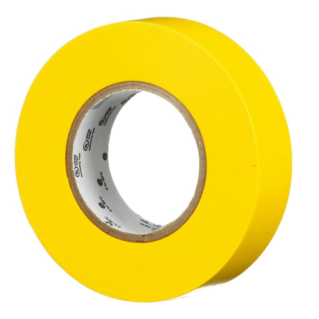 3M Deutschland PVC Elektro-Isolierband 165YL1E Temflex165 gelb15X10 - 7100184732