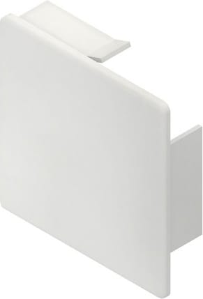 HKL Endstück rws 60x60 RAL9010 ES6060.3