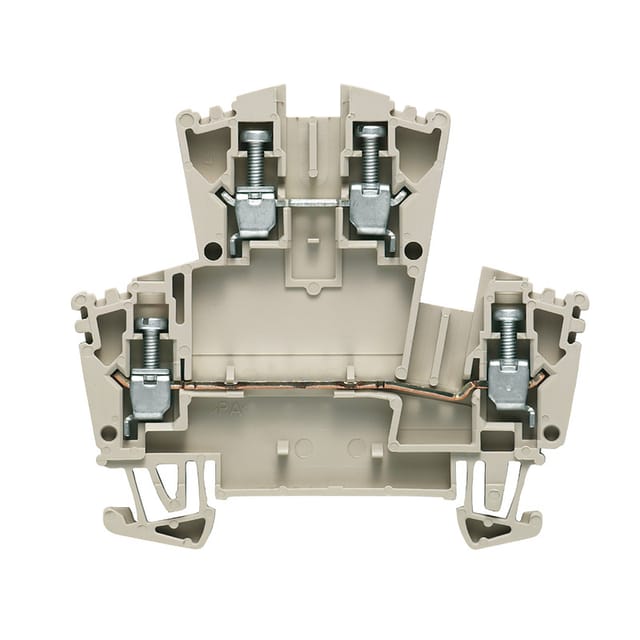 Weidmüller Doppelklemme WDK 2.5 ZQV - 1041100000