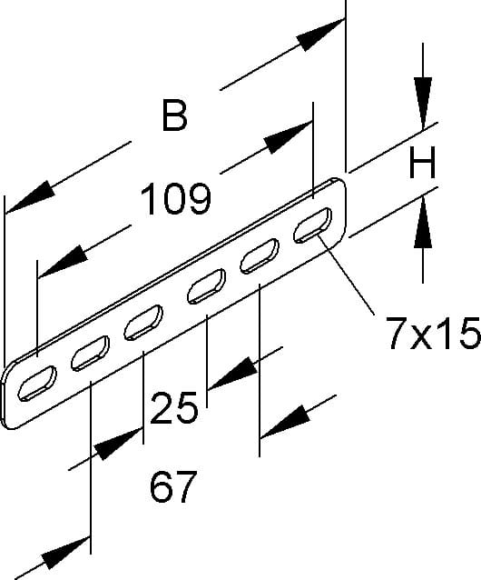 Niedax Längsverbinder RVV 35