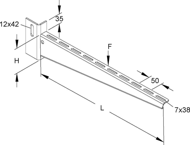 Niedax Ausleger KTU 500