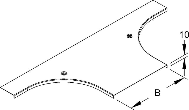 Niedax Deckel f.Anbau-T-Stück RTADV 200