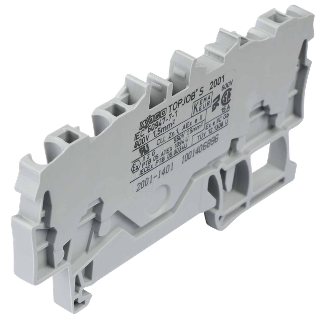 WAGO GmbH &amp; Co. KG Durchgangsklemme 4-Leiter, TS 35 2001-1401