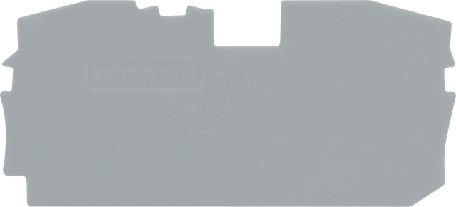 WAGO GmbH &amp; Co. KG Abschluss-u.Zwischenplatte 1mm dick 2016-1291