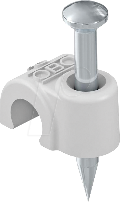 OBO Bettermann Vertr Iso-Nagel-Clip 8,0mm 2008 35 LGR - 2227622