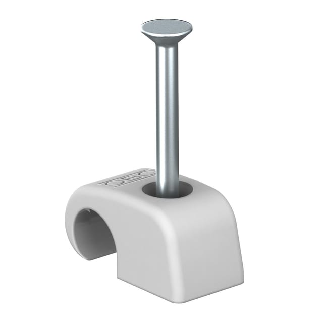 OBO Bettermann Vertr Haft-Clip m.Nagel 10-14mm L30 PP lgr 2027 30 - 2228831