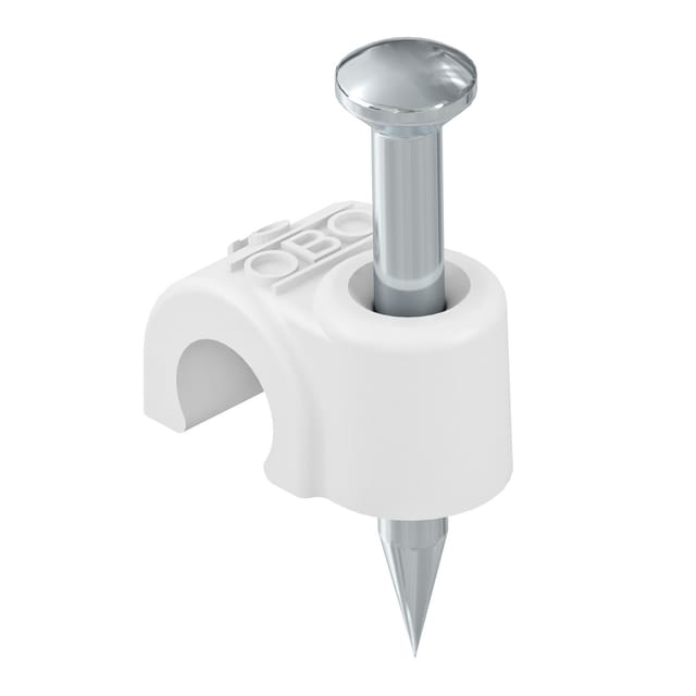 OBO Bettermann Vertr Iso-Nagel-Clip 7,0mm 2007 25 RW - 2225514