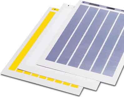 Phoenix Contact Etikettenbogen für Laserdrucker BMKL 27x18 SR - 803689