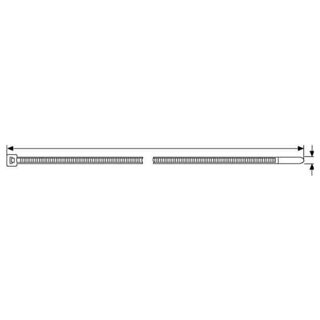 HellermannTyton Kabelbinder 270x4,6 sw UB270C-B - 138-00033