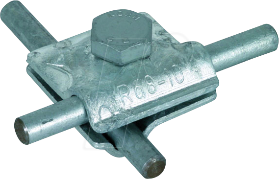 DEHN MV-Klemme St/tZn f. Rd 8-10mm MVK8.10SKM10X30STTZN - 390050